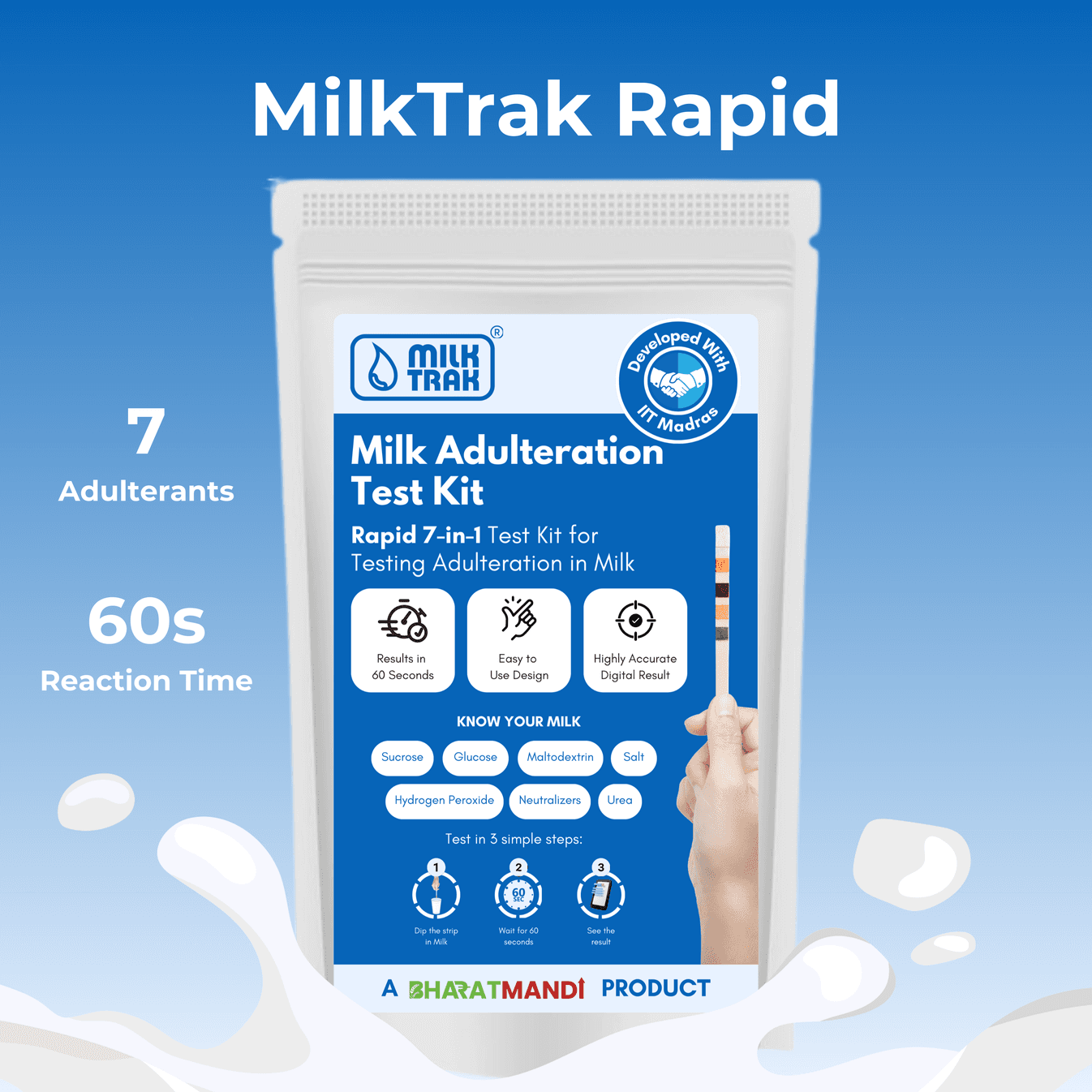 MilkTrak 7-in-1 consumer test kit